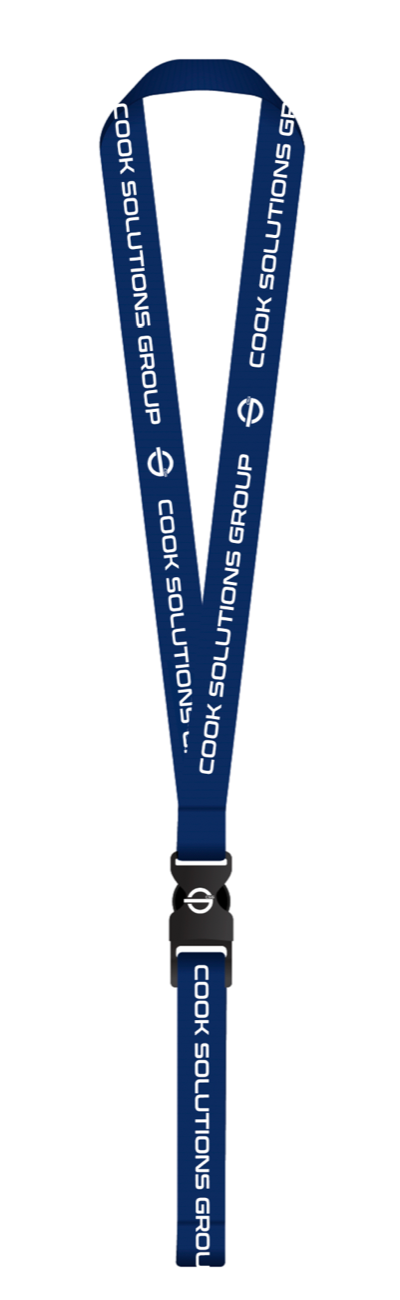 Csg Lanyard Blue – Cook Solutions Group